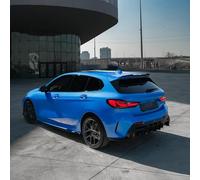 Oneway Rear Diffuser compatible with BMW 1-Series F40 M-Pack/M135i (double exhaust L) 2019- - Gloss black