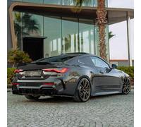 Oneway Rear Diffuser compatible with BMW 4-Series G22/G23 Coupe/Convertible M-Pack/M440i 2020-2024 & Facelift 2024- - Gloss black