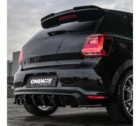 Oneway Rear Diffuser compatible with Volkswagen Polo 6R GTi 2009-2014 - Gloss black