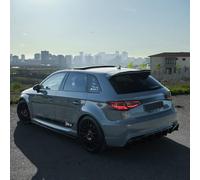 Oneway Rear Side Diffusors compatible with Audi RS3 8V Sportback 2015-2016 - Gloss black