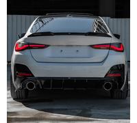 Oneway Rear Side Diffusors compatible with BMW 4-Series G26 M-Pack/M440i 2021- - Gloss black