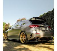 Oneway Rear Side Diffusors compatible with Mercedes A-Class (W177) A45 S Aero Pack 2019-2023 & FL 2023- - Gloss black