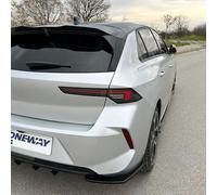 Oneway Rear Side Diffusors compatible with Opel Astra L HB 2021- - Gloss black