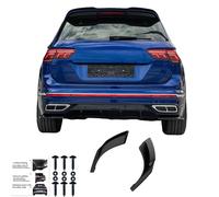 Oneway Rear Side Diffusors compatible with Volkswagen Tiguan II R-Line Facelift 2020-2024 - Gloss black