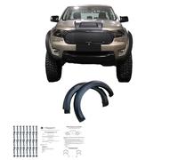 Oneway Set Fender Flares compatible with Ford Ranger T6/T7/T8 2012-2022 (Jumbo) - Matt black