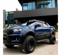 Oneway Set Fender Flares compatible with Ford Ranger T6/T7/T8 2012-2022 - Matt black