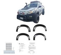 Oneway Set Fender Flares compatible with Isuzu D-Max II 2012-2019 - Matt black
