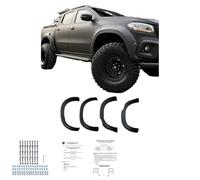 Oneway Set Fender Flares compatible with Mercedes X-Class W470 2017- - Matt black