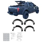 Oneway Set Fender Flares compatible with Nissan Navara D40 2005-2010 - Matt black