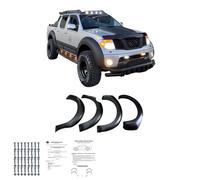 Oneway Set Fender Flares compatible with Nissan Navara D40 Facelift 2010-2014 - Matt black