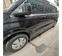 Oneway Set Side Skirts compatible with Volkswagen Transporter T7 SWB 2024- & Ford Transit Custom (V710) SWB 2023- - Gloss black