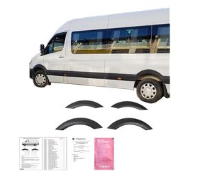 Oneway Set Wheel Arch Trims compatible with Mercedes Sprinter W906 2006-2013 - Matt black
