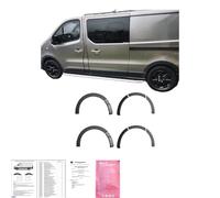 Oneway Set Wheel Arch Trims compatible with Renault Trafic 2014- & Opel Vivaro 2014-2018 (Long wheel base) - Matt black