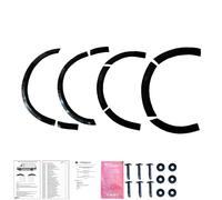 Oneway Set Wheel Arch Trims compatible with Volkswagen Transporter T6.1 2020-2022 (Long wheel base) - Gloss black