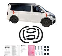 Oneway Set Wheel Arch Trims compatible with Volkswagen Transporter T6.1 2020-2022 (Short wheel base) - Matt black