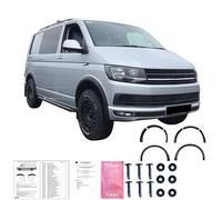 Oneway Set Wheel Arch Trims compatible with Volkswagen Transporter T6 2015-2019 (Short wheel base) - Matt black