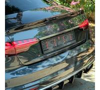 Oneway Trunk Spoiler compatible with Audi A4 (B9) Sedan Facelift 2019-2024 - Gloss black