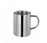 OnewCheng Stainless Steel Coffee Mug, 400ml/13.5oz SUS304 Double Wall Coffee & Tea Cup with Handles Cups for Kids Unbreakable, 18/8 Stainless Steel Camping Travel Coffee Mugs