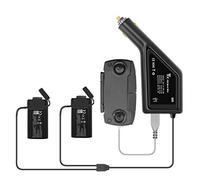 Onewer Car Charger for DJI Mavic Mini Drone (not for mini 2/3/4), Charging Adapter for 2 Flight Batteries + 1 Remote Controller (Black)