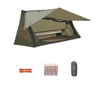 onewind 4 Season Ultralight A-Frame Backpacking Tent, Single Person, Super Ventilation, Waterproof Silnylon, 1 Person Tent for Camping, Hiking, Bushcraft, Trekking