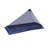 Onewind Camping Tent Inner with 1 Pull Point, Ultralight No-See-Um Breathable Mesh Mosquito Netting with Floor Double Sided Zipper for Camping and Hiking, Black