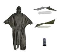 onewind Hiking Rain Poncho, XL Silnylon Poncho Versatile Survival Shelter Camping Poncho for Tall Campers Waterproof Breathable Lightweight Reusable and Packable Rain protection, 106 * 67inch