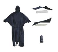 onewind Hiking Rain Poncho, XL Silnylon Poncho Versatile Survival Shelter Camping Poncho for Tall Campers Waterproof Breathable Lightweight Packable Rain protection, 106'' * 67'', Dark Grey, Dark