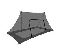 Onewind Premium Camping Shelter Bugnet, Ultralight No-See-Um Breathable Mesh Mosquito Netting with Double Sided Zipper for Camping and Hiking, Black