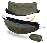 Onewind Premium Hammock Underquilt and Camping Blanket, Full Length Portable Underquilt with Dupont Sorona Insulation for Hammock Camping, Hiking, Backpacking, OD Green