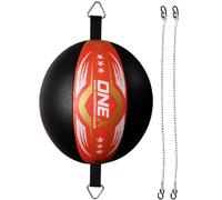 ONEX Double End Bag for Boxing - Floor to Ceiling Speed Ball with Elastic Cords - Speedball for Reflex Training Striking Muay Thai Kickboxing Home & Gym Fitness