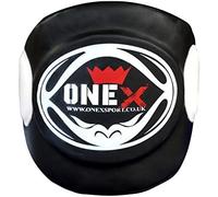 ONEX Heavy Duty Belly Pad - Body Protector Shield for Muay Thai, Boxing, MMA, Kickboxing & Combat Sports | Striking Belly Target Guard | Trainer Pad for Sparring, Punching & Kicking Drills