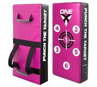 ONEX Kick Strike Shield for Kickboxing Training Stright Muay Thai Kicking Pad, Strike Body Shield Great for MMA, Martial Arts, Karate Workout (PINK STRIGHT)