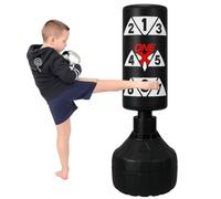 ONEX Kids Freestanding Boxing Bag Kickboxing Punch Bags Martial Arts Pedestal Bags Durable Kids Fitness Gear (Black)