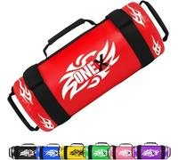 ONEX Power Bag Weighted Sandbag for Strength Training, Functional Fitness, MMA, Boxing, and Home Gym - Durable PU Leather, Secure Grip, Multiple Weights Available (5kg-20kg) (Red, 28kg)