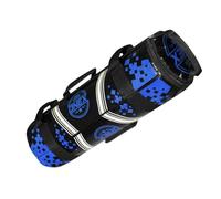 ONEX Power Bag Weighted Sandbag for Strength Training, Functional Fitness, MMA, Boxing, and Home Gym - Durable PU Leather, Secure Grip, Multiple Weights Available (5kg-20kg) (Black & Blue, 25kg)