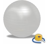 ONEX Pregnancy Ball, exercise ball, yoga ball, birthing ball, birthing ball, Pilate Balance Balls with Pump, Anti-Slip & Anti-Burst,Fitness, Physical Therapy, Gym Office and Home Exercise (SILVER)