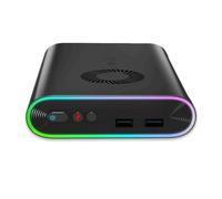 ONEXGPU eGPU Dock With 4TB NVMe 2280 Storage: New Hardware & Oculink Support, AMD Radeon RX 7600M XT, 8GB GDDR6, 300W Charger, USB-C 4.0, Quad Monitor, 4K Gaming - Portable eGPU