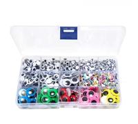 Onezebra 1500 Craft Eyes, Googly Eyes Self Adhesive, Stick On Eyes, Googly Eyes, Craft Accessories, Suitable for Various Needle Felting Projects, Plush Toys, Handmade Projects, and More