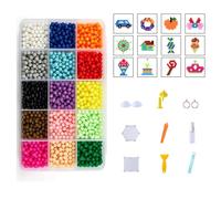 Onezebra 1500 pcs 15 Color Crystal Beads for Jewelry Making,Crystal Jewellery Beads,Bracelet Making kit, Includes Crystal String and Accessories, Bracelets, Necklaces, Earrings, Crafts Decoration