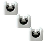 Onezebra 3 Pcs Broom Holder Wall Mounted, Self Adhesive Mop Holder Organizer for Bathroom, Kitchen, Garage, Garden - Space-Saving Mop Holder Wall Mounted for Tool Tidy Storage in Office and Home