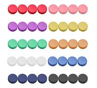 Onezebra 40 Pack Fridge Magnets, Whiteboard Magnets, Ø20 mm Strong Magnets, Round Colorful Mini Magnets for Refrigerator, Whiteboard, Bulletin Board, Microwave, Washing Machine (10 Colors)