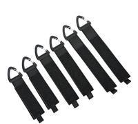 Onezebra 6 Pack Heavy Duty Storage Straps, cable straps, Garage Storage, Cord Organizer and Hanger with Triangular Buckle for Cables, Wires, Rope, and Hoses, Suitable for Home, Garage, Workshop