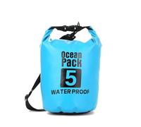 Onezebra Waterproof Dry Bag, IPX6 Roll Top Dry Storage Bag with Adjustable Shoulder Strap, 5L Large Capacity Waterproof Bag for Beach, Pool, Camping, Kayaking, Fishing, Hiking