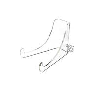 OnFireGuy (1 3" Small Clear Acrylic Bowl Easel Display Stands For Platters And Bowls