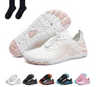 Ongitecoude Grounding Shoes with Copper, Grounding Shoes, Grounding Shoes with Copper, Slip-On Unisex Quick Dry (White,43)