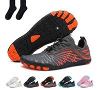 Ongitecoude Grounding Shoes with Copper, Grounding Shoes, Grounding Shoes with Copper, Slip-On Unisex Quick Dry (Orange,38)
