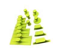 Onglets de débosselage de voiture - outils de carrosserie automobile, accessoires de réparation sans peinture | kit extracteur de bosses professionnel, languettes de traction résistantes pour réparati