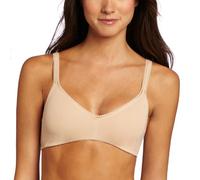 OnGossamer Women's Cabana Cotton Bralette, Champagne, M