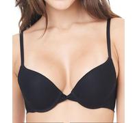OnGossamer Women's Mesh Bump It Up Push Up Bra, Black, 32C
