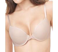 OnGossamer Women's Mesh Bump It Up Push Up Bra, Champagne, 30D